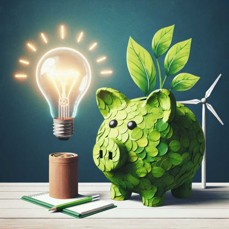 how to combine saving and sustainability