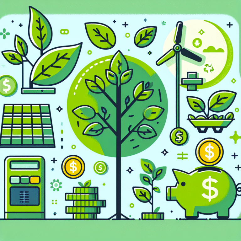 small changes for a green financial plan