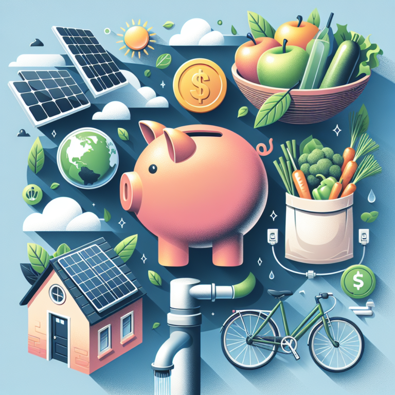 sustainable habits that save money